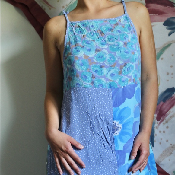 Vintage Periwinkle Maxi Dress 💙 - Picture 2 of 6